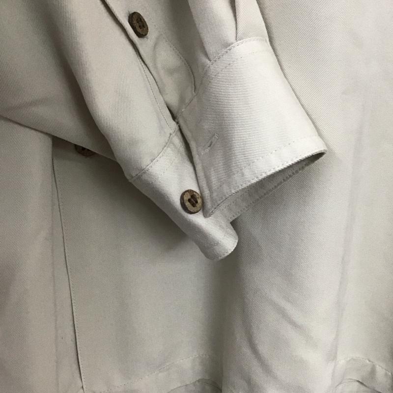 古着 USED シャツ、ブラウス 長袖 長袖シャツ 無地シャツ カラーシャツ 古着 XL 無地 ベージュ / ベージュ /  メンズ USED 古着 中古 10148804