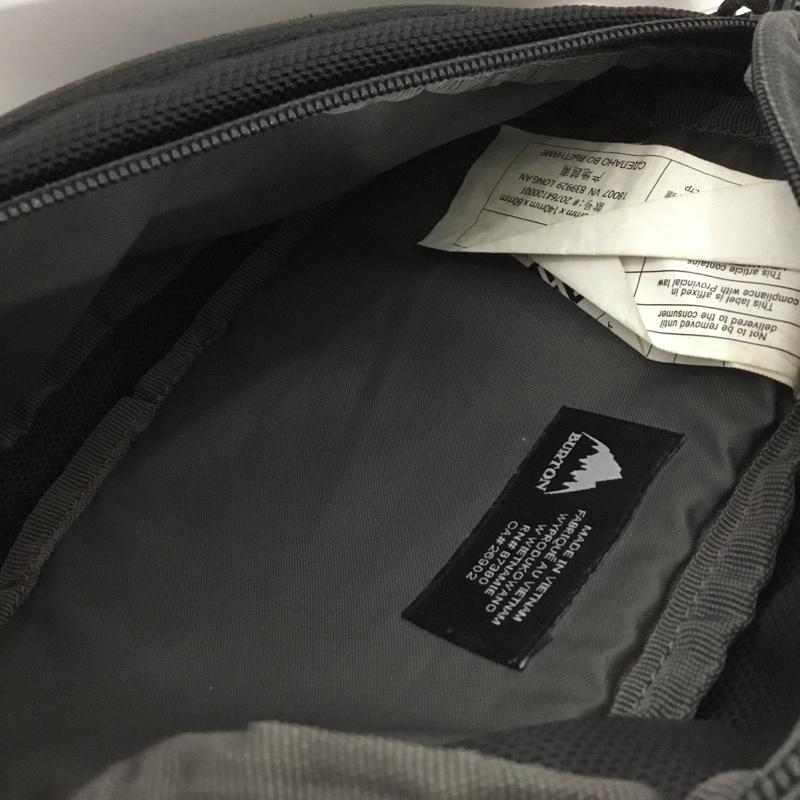 バートン BURTON ウエストバッグ ウエストバッグ ボディバッグ ロゴ、文字 黒 / ブラック /  メンズ USED 古着 中古 10148809