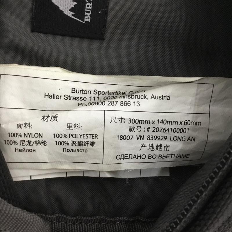 バートン BURTON ウエストバッグ ウエストバッグ ボディバッグ ロゴ、文字 黒 / ブラック /  メンズ USED 古着 中古 10148809