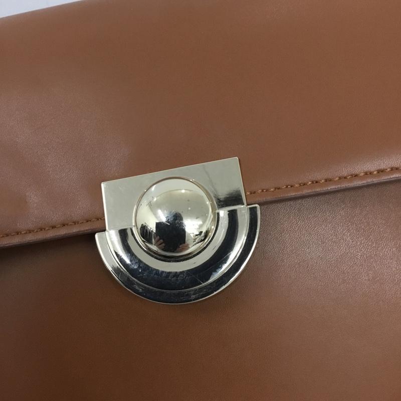 ザラウーマン ZARA WOMAN ショルダーバッグ ショルダーバッグ ハンドバッグ 2WAY 無地 茶 / ブラウン /  レディース USED 古着 中古 10148813