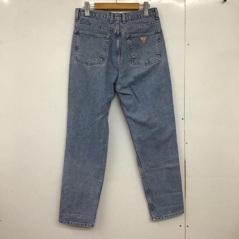 ゲス Guess パンツ デニム、ジーンズ デニムパンツ スリムパンツ カジュアルパンツ 31インチ ロゴ、文字 インディゴ / インディゴ /  メンズ USED 古着 中古 10148820