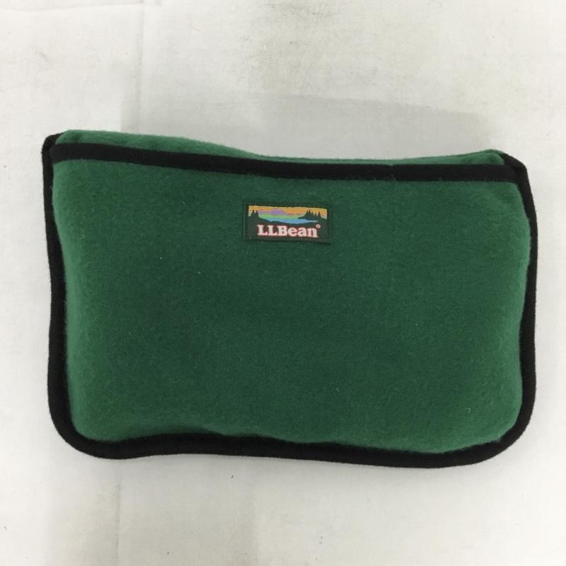 エルエルビーン L.L.Bean ファッション小物 ファッション小物 ひざ掛け 折りたたみ ブランケット ロゴ、文字 緑 / グリーン /  メンズ USED 古着 中古 10148823