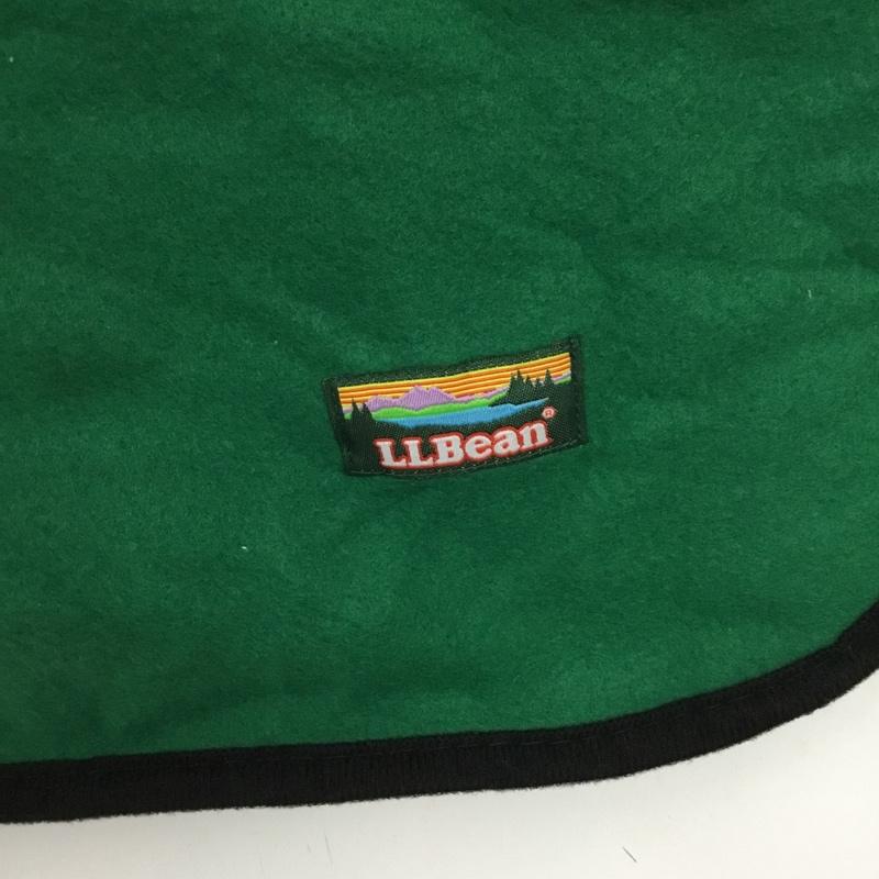 エルエルビーン L.L.Bean ファッション小物 ファッション小物 ひざ掛け 折りたたみ ブランケット ロゴ、文字 緑 / グリーン /  メンズ USED 古着 中古 10148823