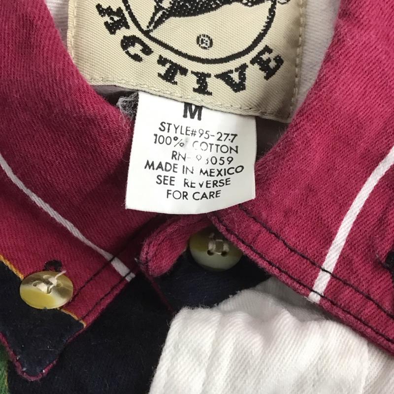 古着 USED シャツ、ブラウス 長袖 長袖シャツ ストライプシャツ カラーシャツ 刺繍シャツ 古着 M ストライプ マルチカラー / マルチカラー /  メンズ USED 古着 中古 10148828