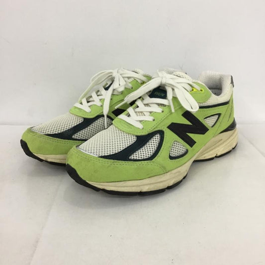 ニューバランス New Balance スニーカー スニーカー U990NB4 USA製 27cm 27.0cm ロゴ、文字 白 / ホワイト / X 黒 / ブラック / X 薄緑 / ライトグリーン /  メンズ USED 古着 中古 10148837