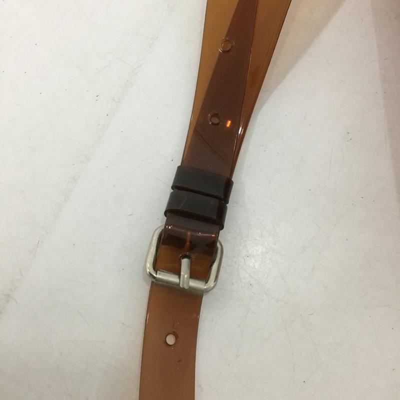 古着 USED ショルダーバッグ ショルダーバッグ ナナナナ NANA-NANA PVCバッグ A5 ロゴ、文字 茶 / ブラウン /  レディース USED 古着 中古 10148839