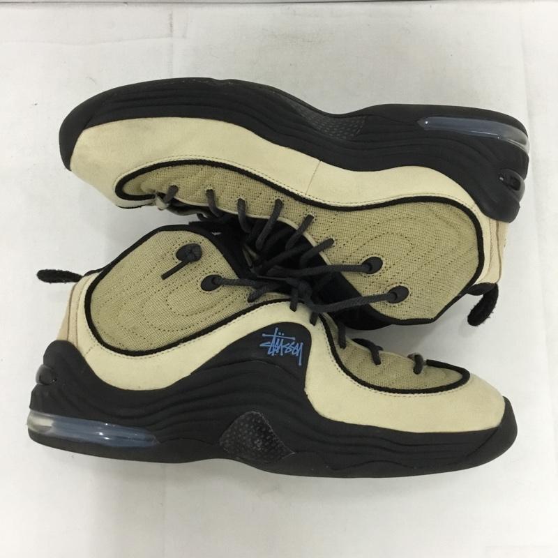 ナイキ NIKE スニーカー スニーカー DX6934-200 AIR PENNY 2 SP STUSSY 30cm 箱有 30.0cm ロゴ、文字 ベージュ / ベージュ / X 黒 / ブラック / X 青 / ブルー /  メンズ USED 古着 中古 10148843