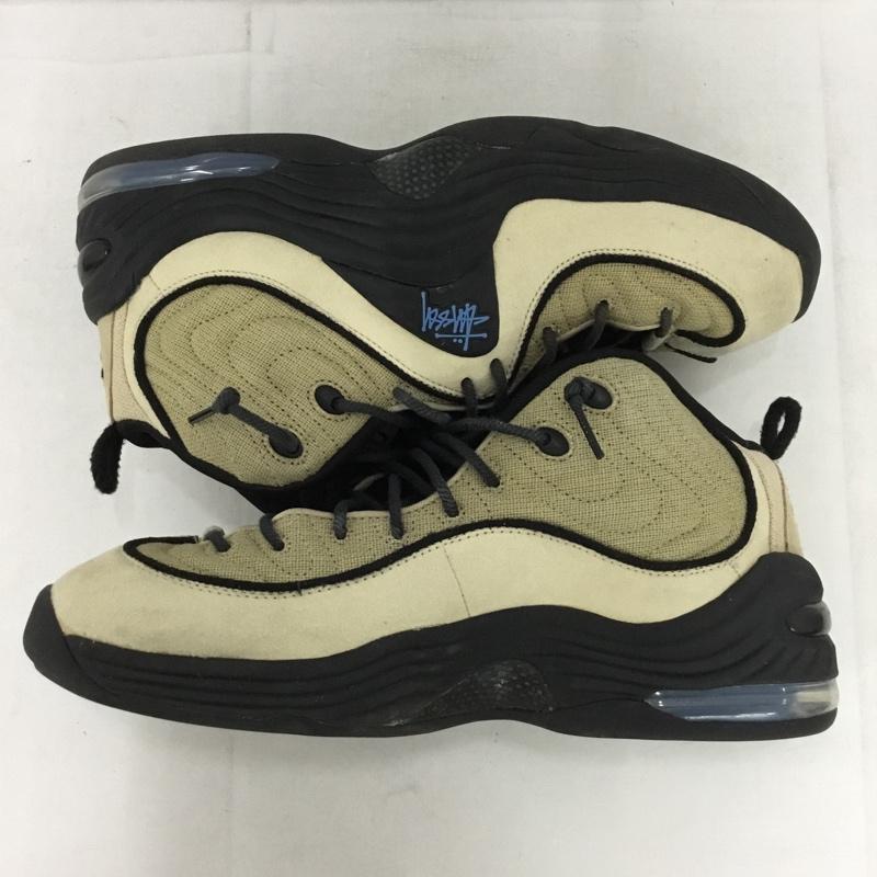 ナイキ NIKE スニーカー スニーカー DX6934-200 AIR PENNY 2 SP STUSSY 30cm 箱有 30.0cm ロゴ、文字 ベージュ / ベージュ / X 黒 / ブラック / X 青 / ブルー /  メンズ USED 古着 中古 10148843