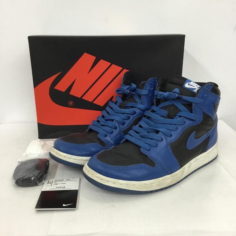 ナイキ NIKE スニーカー スニーカー 555088-404 AIR JORDAN 1 RETRO HIGH OG 27.5cm 箱有 27.5cm ロゴ、文字 黒 / ブラック / X 青 / ブルー /  メンズ USED 古着 中古 10148844