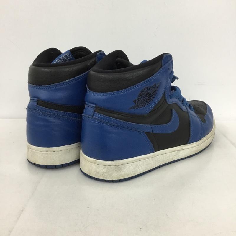 ナイキ NIKE スニーカー スニーカー 555088-404 AIR JORDAN 1 RETRO HIGH OG 27.5cm 箱有 27.5cm ロゴ、文字 黒 / ブラック / X 青 / ブルー /  メンズ USED 古着 中古 10148844