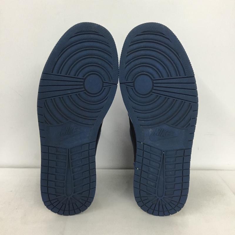 ナイキ NIKE スニーカー スニーカー 555088-404 AIR JORDAN 1 RETRO HIGH OG 27.5cm 箱有 27.5cm ロゴ、文字 黒 / ブラック / X 青 / ブルー /  メンズ USED 古着 中古 10148844