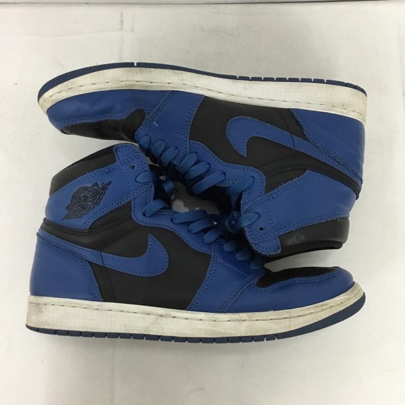ナイキ NIKE スニーカー スニーカー 555088-404 AIR JORDAN 1 RETRO HIGH OG 27.5cm 箱有 27.5cm ロゴ、文字 黒 / ブラック / X 青 / ブルー /  メンズ USED 古着 中古 10148844