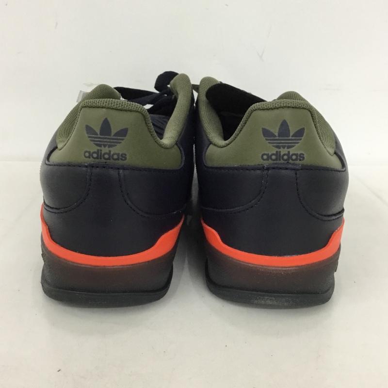 アディダス adidas スニーカー スニーカー EH1676 CRUSTAR DESCENDANT 26cm 箱有 27.5cm ロゴ、文字 紺 / ネイビー / X カーキ / カーキ / X 橙 / オレンジ /  メンズ USED 古着 中古 10148847