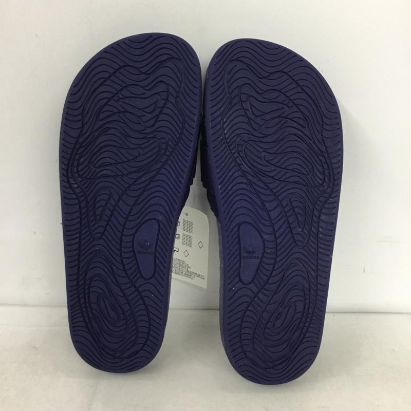 アディダス adidas サンダル サンダル FY6142 CHANCLETAS HU 25.5cm 箱有 25.5cm ロゴ、文字 紺 / ネイビー /  メンズ USED 古着 中古 10148852