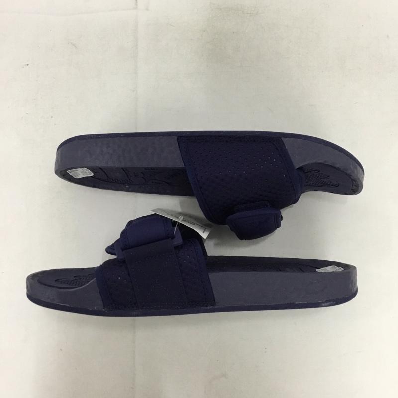 アディダス adidas サンダル サンダル FY6142 CHANCLETAS HU 25.5cm 箱有 25.5cm ロゴ、文字 紺 / ネイビー /  メンズ USED 古着 中古 10148852