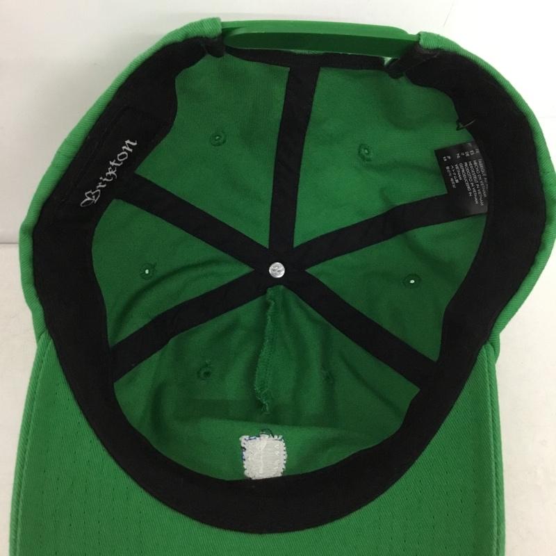 ブリクストン BRIXTON 帽子 キャップ コットン 6パネルキャップ ワンポイント 緑 / グリーン /  メンズ USED 古着 中古 10148874