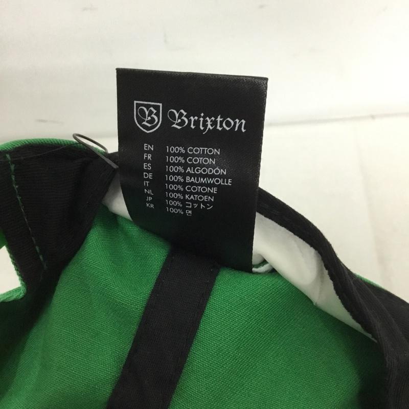ブリクストン BRIXTON 帽子 キャップ コットン 6パネルキャップ ワンポイント 緑 / グリーン /  メンズ USED 古着 中古 10148874