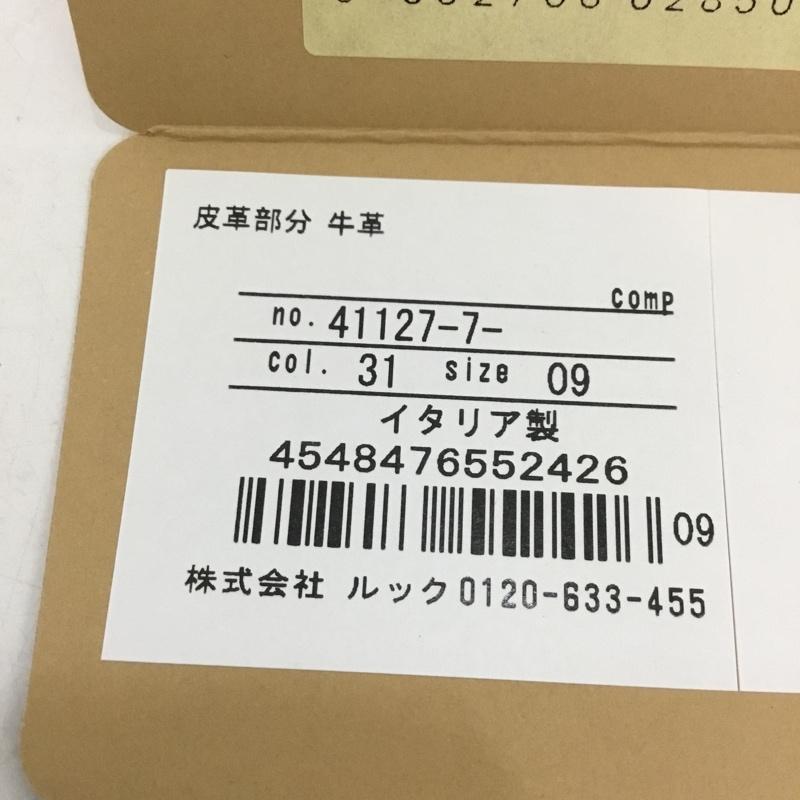 イルビゾンテ IL BISONTE 財布 二つ折り がま口 Wフェイス レザー ロゴ、文字 茶 / ブラウン /  メンズ USED 古着 中古 10148880