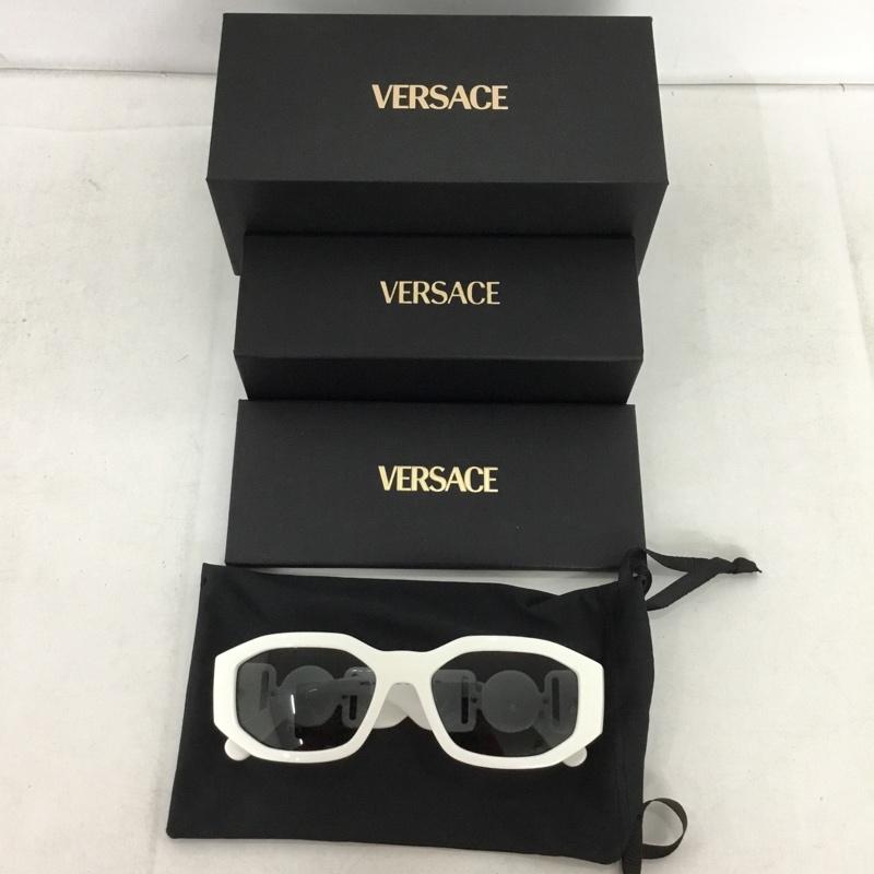 ヴェルサーチ VERSACE めがね・サングラス サングラス 4361 箱有 ワンポイント 白 / ホワイト / X 金 / ゴールド /  レディース USED 古着 中古 10148881