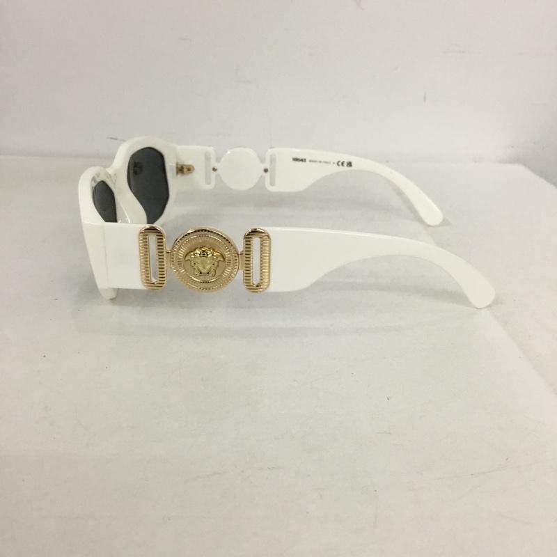 ヴェルサーチ VERSACE めがね・サングラス サングラス 4361 箱有 ワンポイント 白 / ホワイト / X 金 / ゴールド /  レディース USED 古着 中古 10148881