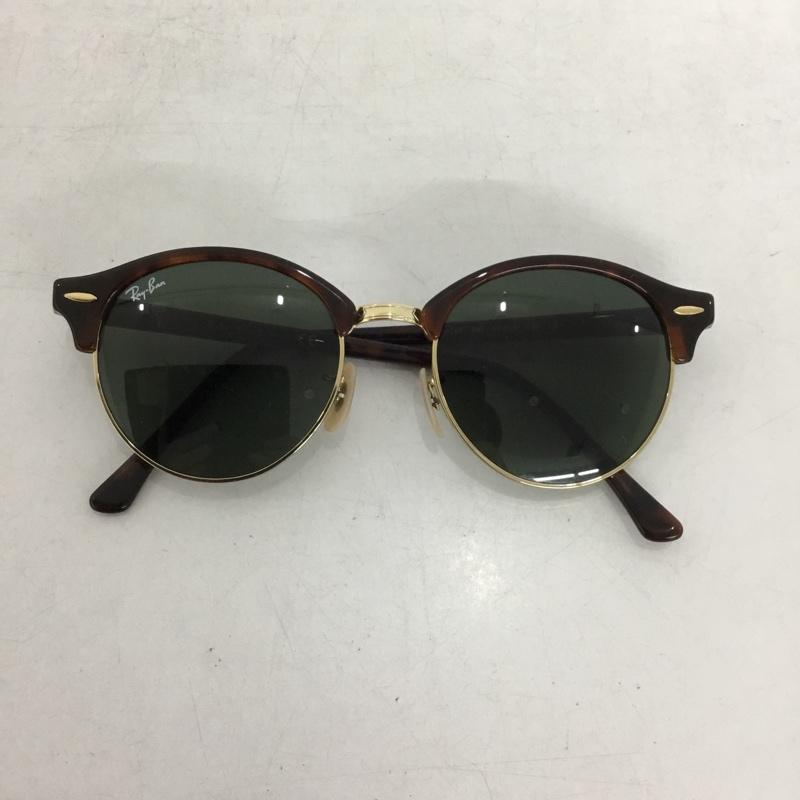 レイバン Ray-Ban めがね・サングラス サングラス RB4246 990 CLUBROUND CLASSIC ロゴ、文字 茶 / ブラウン /  メンズ USED 古着 中古 10148883