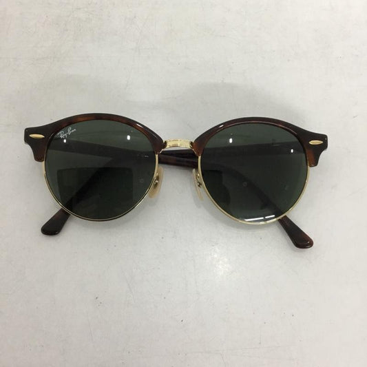 レイバン Ray-Ban めがね・サングラス サングラス RB4246 990 CLUBROUND CLASSIC ロゴ、文字 茶 / ブラウン /  メンズ USED 古着 中古 10148883