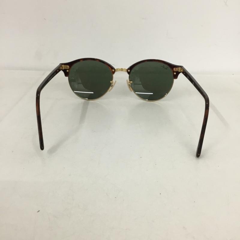 レイバン Ray-Ban めがね・サングラス サングラス RB4246 990 CLUBROUND CLASSIC ロゴ、文字 茶 / ブラウン /  メンズ USED 古着 中古 10148883