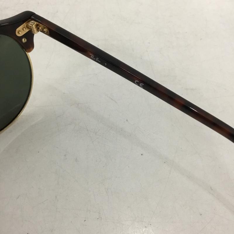 レイバン Ray-Ban めがね・サングラス サングラス RB4246 990 CLUBROUND CLASSIC ロゴ、文字 茶 / ブラウン /  メンズ USED 古着 中古 10148883