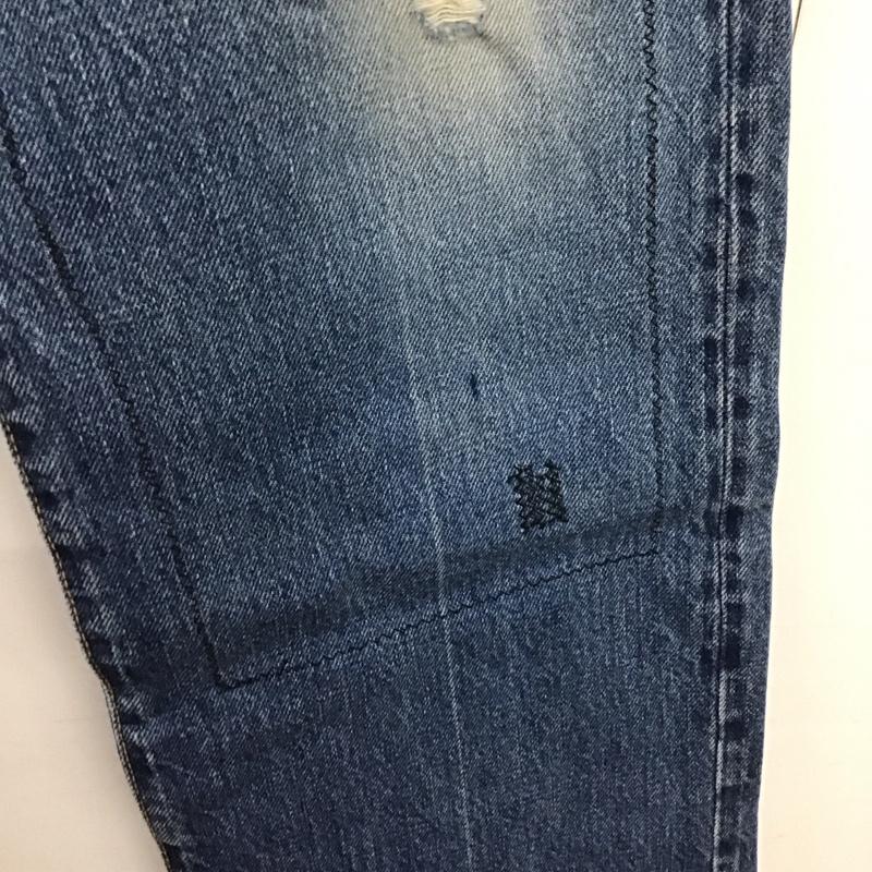 ブルーブルー BLUE BLUE パンツ デニム、ジーンズ デニムパンツ スリムパンツ カジュアルパンツ 30インチ 無地 インディゴ / インディゴ /  メンズ USED 古着 中古 10148892