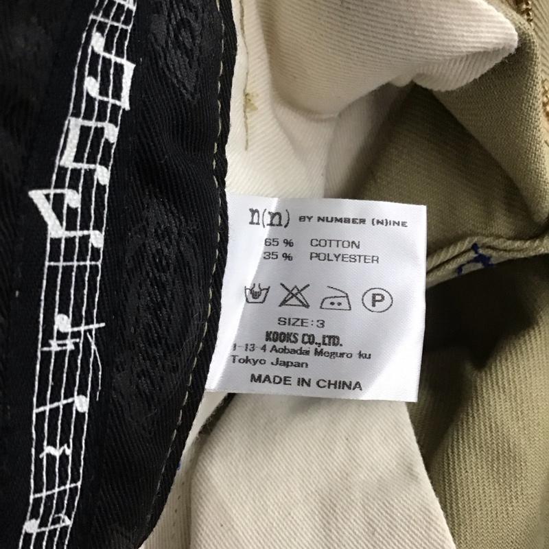 ナンバーナイン NUMBER (N)INE パンツ ワークパンツ、ペインターパンツ ワークパンツ チノパンツ ディッキーズ 3 ロゴ、文字 ベージュ / ベージュ /  メンズ USED 古着 中古 10148894