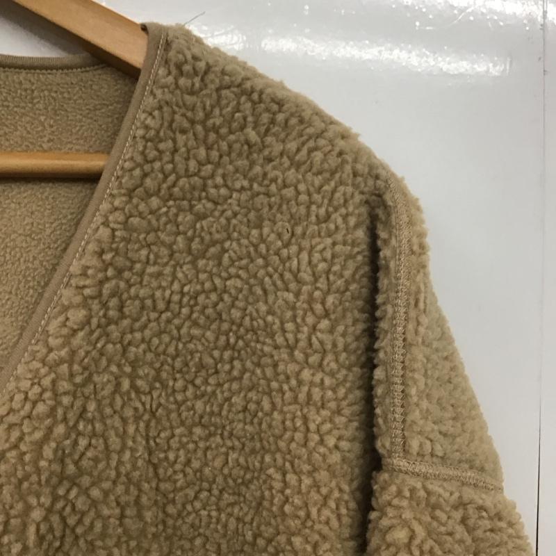 ニコアンド niko and... コート コート一般 ST84CK01TO フリースジャケット リバーシブル L 無地 ベージュ / ベージュ /  レディース USED 古着 中古 10148899