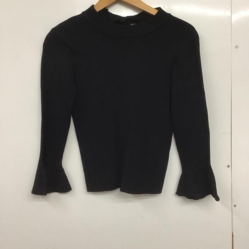 シュープリーム ララ Supreme.La.La ニット、セーター 長袖 M 無地 黒 / ブラック /  レディース USED 古着 中古 10148903