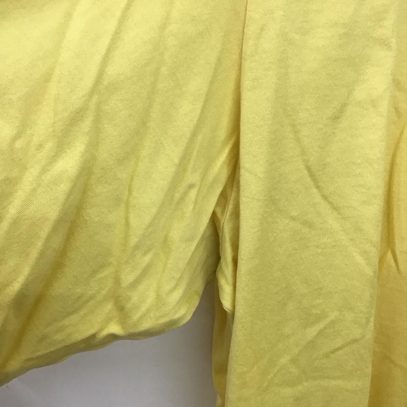 ポロバイラルフローレン Polo by RALPH LAUREN ポロシャツ 半袖 半袖ポロシャツ カラーシャツ 半袖カットソー XL ロゴ、文字 黄 / イエロー /  メンズ USED 古着 中古 10148905