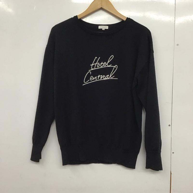 マッキントッシュフィロソフィー MACKINTOSH PHILOSOPH ニット、セーター 長袖 38 無地 紺 / ネイビー /  レディース USED 古着 中古 10148907