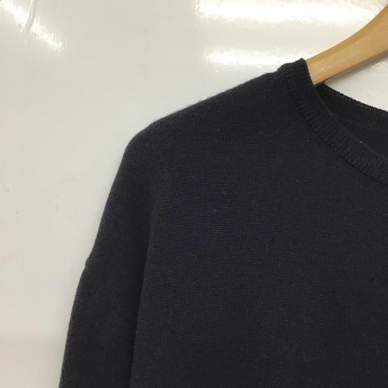 マッキントッシュフィロソフィー MACKINTOSH PHILOSOPH ニット、セーター 長袖 38 無地 紺 / ネイビー /  レディース USED 古着 中古 10148907