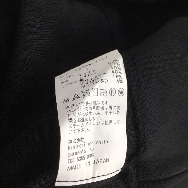 ゼロエイトサーカス 08sircus カットソー 長袖 S23AW-TS07 1 無地 黒 / ブラック /  レディース USED 古着 中古 10148914