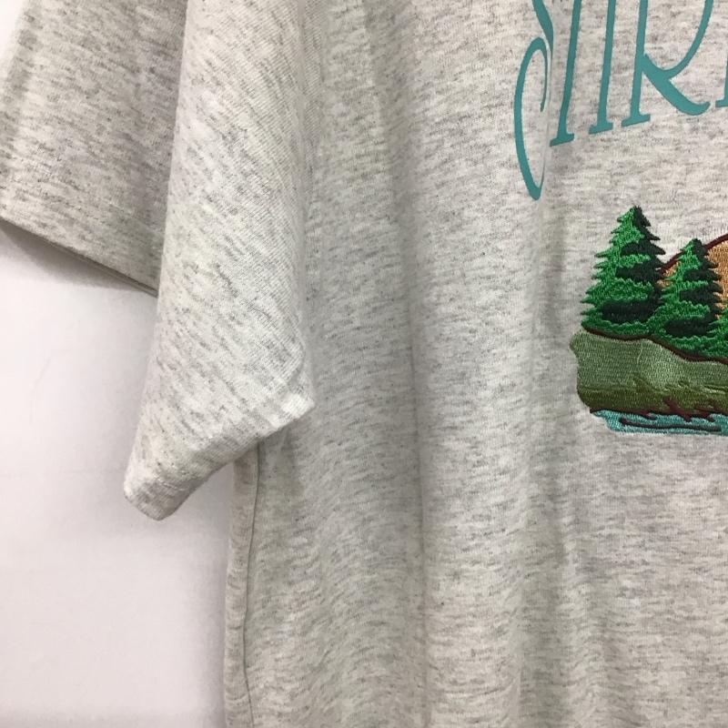 アズノゥアズ as know as Tシャツ 半袖 FREE 無地 X ロゴ、文字 灰 / グレー /  レディース USED 古着 中古 10148933