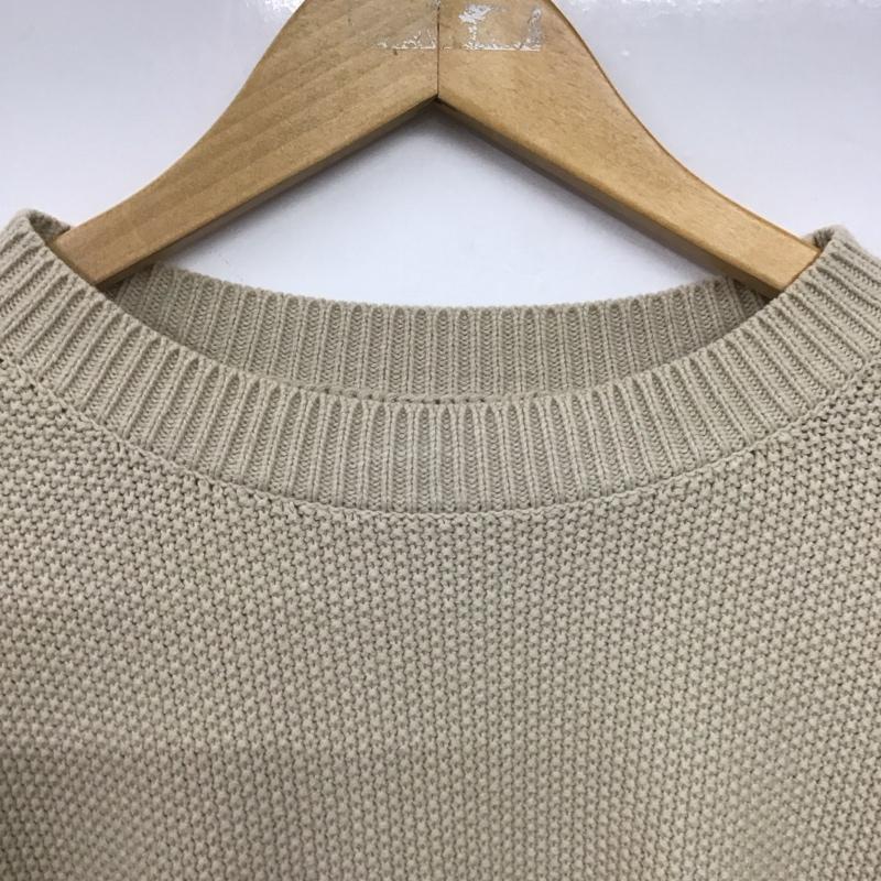 ローリーズファーム LOWRYS FARM ニット、セーター 長袖 2 無地 ベージュ / ベージュ /  レディース USED 古着 中古 10148939