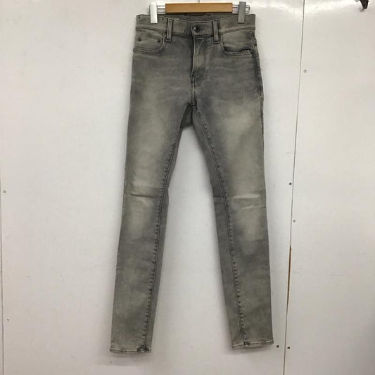 ジースターロゥ G-STAR RAW パンツ デニム、ジーンズ デニムパンツ スリムパンツ カジュアルパンツ ストレッチパンツ 27インチ 無地 ダークグレー / ダークグレー /  メンズ USED 古着 中古 10148955