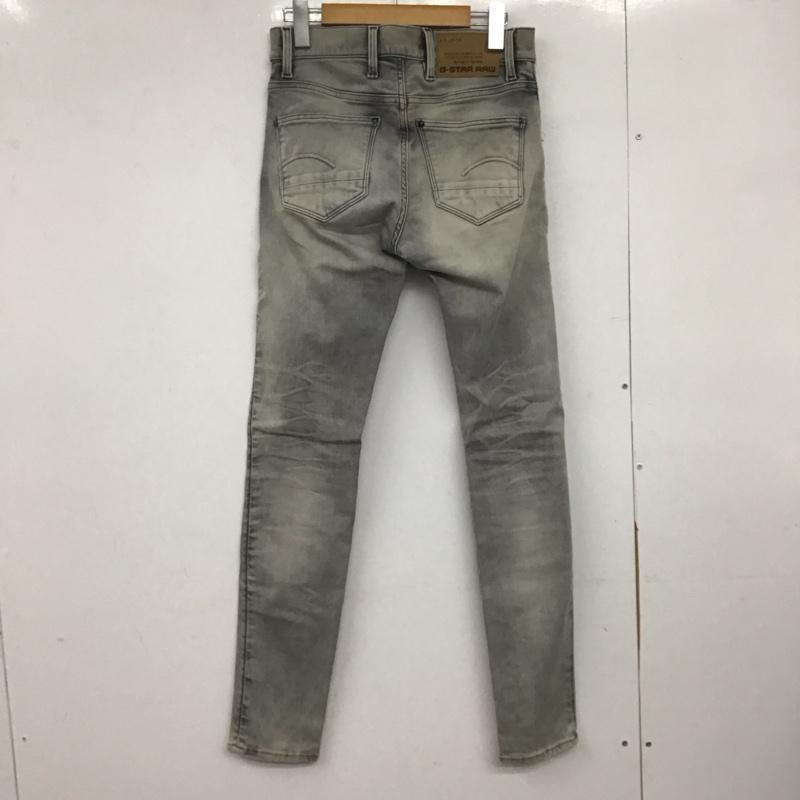 ジースターロゥ G-STAR RAW パンツ デニム、ジーンズ デニムパンツ スリムパンツ カジュアルパンツ ストレッチパンツ 27インチ 無地 ダークグレー / ダークグレー /  メンズ USED 古着 中古 10148955