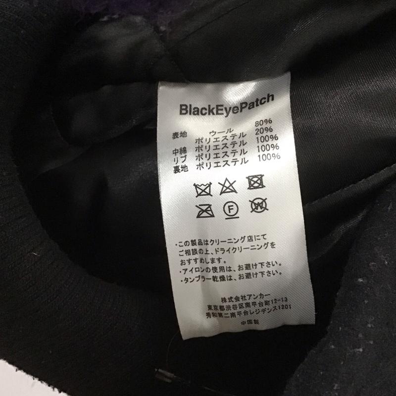 ブラックアイパッチ Black eye patch ジャケット、上着 ジャンパー、ブルゾン スタジャン アウター フロントボタン M ロゴ、文字 黒 / ブラック /  メンズ USED 古着 中古 10148962