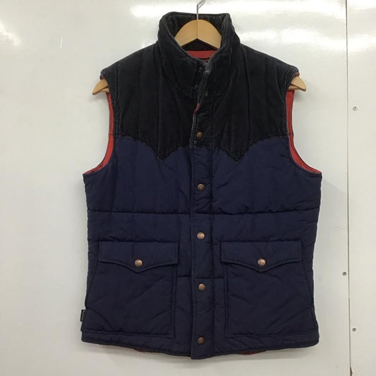 レッドイヤー RED EAR ベスト ベスト ジップアップベスト ノースリーブカットソー アウター M 無地 紺 / ネイビー /  メンズ USED 古着 中古 10148967