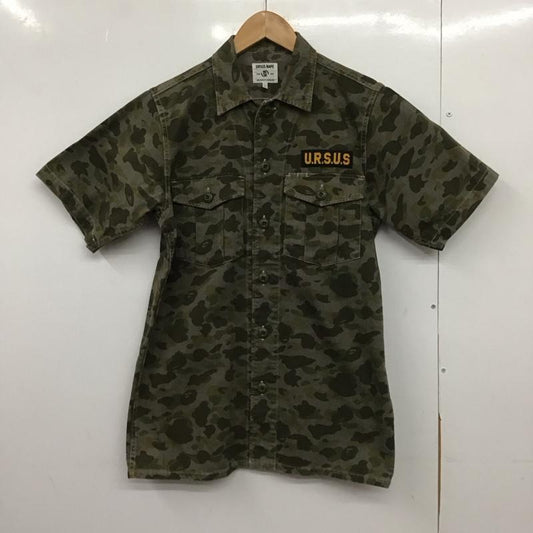 アーサスベイプ URSUS BAPE シャツ、ブラウス 半袖 半袖シャツ ミリタリーシャツ カラーシャツ L カモフラージュ柄・迷彩 マルチカラー / マルチカラー /  メンズ USED 古着 中古 10148974