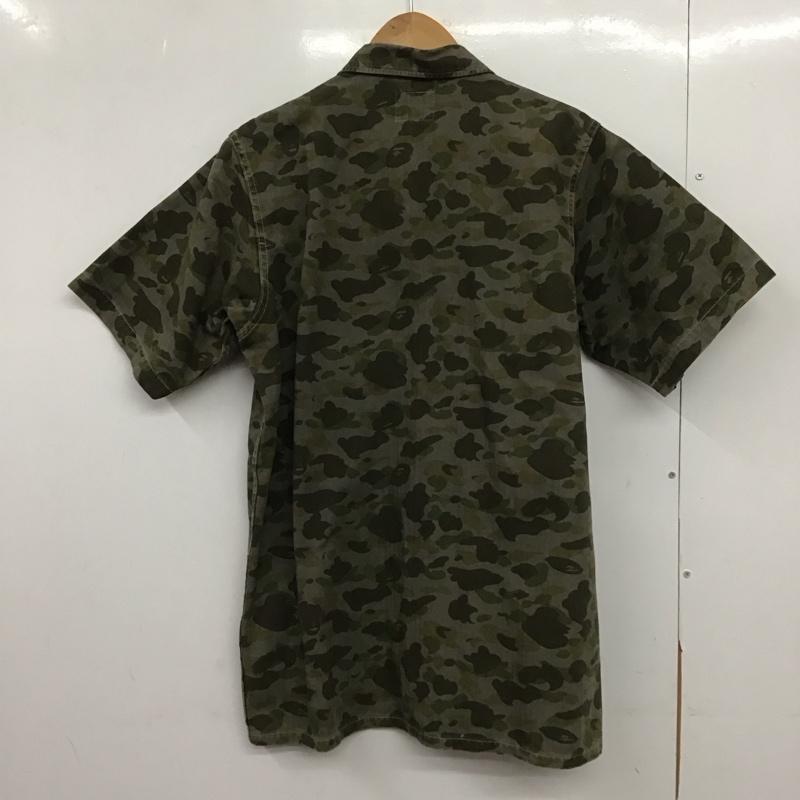 アーサスベイプ URSUS BAPE シャツ、ブラウス 半袖 半袖シャツ ミリタリーシャツ カラーシャツ L カモフラージュ柄・迷彩 マルチカラー / マルチカラー /  メンズ USED 古着 中古 10148974
