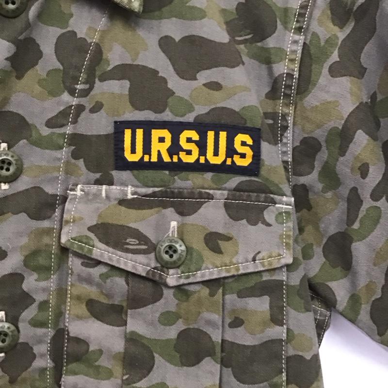 アーサスベイプ URSUS BAPE シャツ、ブラウス 半袖 半袖シャツ ミリタリーシャツ カラーシャツ L カモフラージュ柄・迷彩 マルチカラー / マルチカラー /  メンズ USED 古着 中古 10148974
