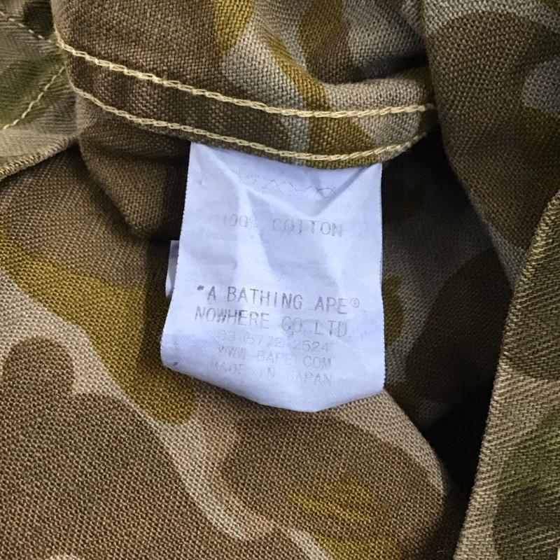 アーサスベイプ URSUS BAPE シャツ、ブラウス 半袖 半袖シャツ ミリタリーシャツ カラーシャツ L カモフラージュ柄・迷彩 マルチカラー / マルチカラー /  メンズ USED 古着 中古 10148974