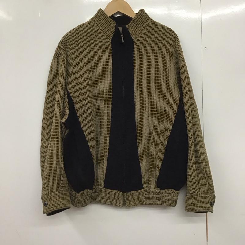 古着 USED ジャケット、上着 ジャンパー、ブルゾン ジップアップジャケット アウター 古着 cosso L 総柄 ベージュ / ベージュ /  メンズ USED 古着 中古 10148981
