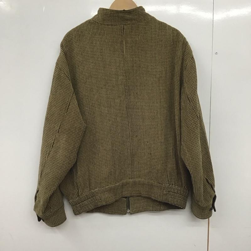 古着 USED ジャケット、上着 ジャンパー、ブルゾン ジップアップジャケット アウター 古着 cosso L 総柄 ベージュ / ベージュ /  メンズ USED 古着 中古 10148981