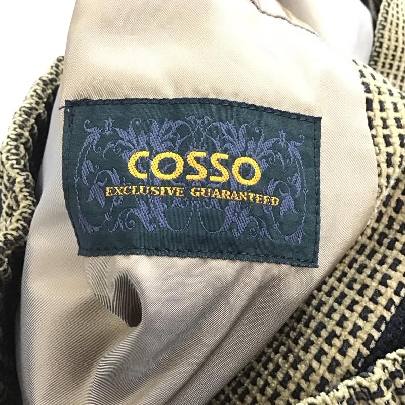 古着 USED ジャケット、上着 ジャンパー、ブルゾン ジップアップジャケット アウター 古着 cosso L 総柄 ベージュ / ベージュ /  メンズ USED 古着 中古 10148981