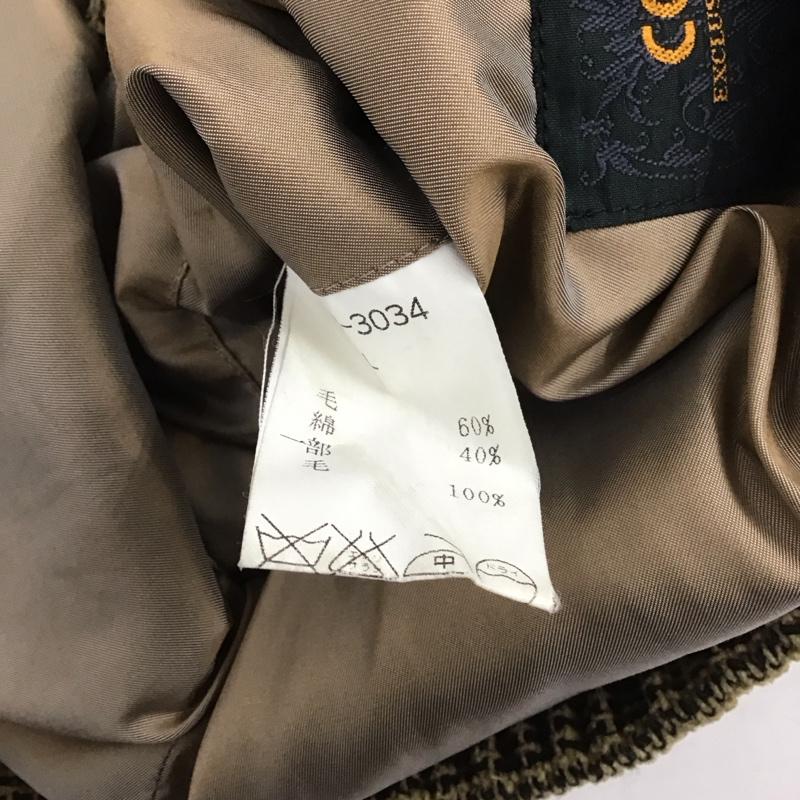 古着 USED ジャケット、上着 ジャンパー、ブルゾン ジップアップジャケット アウター 古着 cosso L 総柄 ベージュ / ベージュ /  メンズ USED 古着 中古 10148981